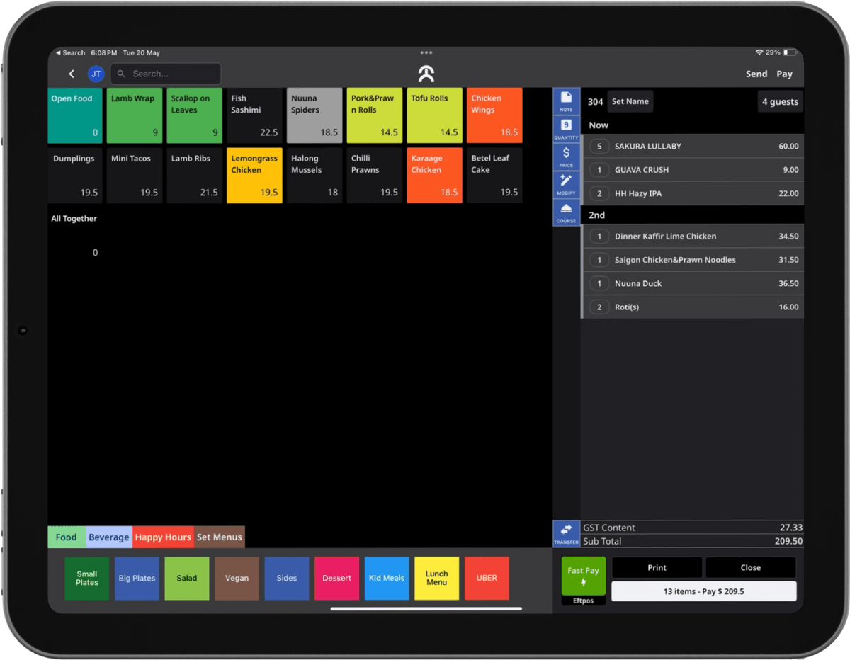 POS System Interface
